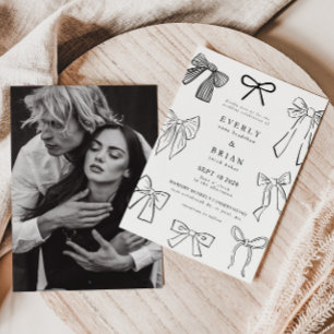 Faire-part de mariage des fenêtres Coquette