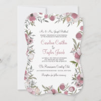 Faire-part de mariage des fleurs de ranch