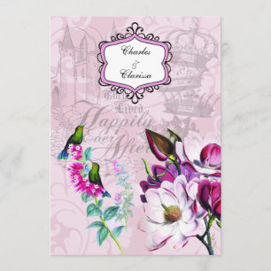 Faire-part de mariage des magnolias 5x7 de