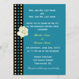 faire-part de mariage des parents de la mariée et 