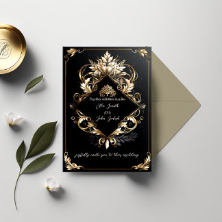 Faire-part de mariage design de luxe