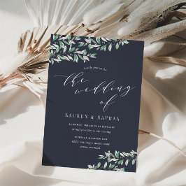 Faire-part de mariage d'hiver