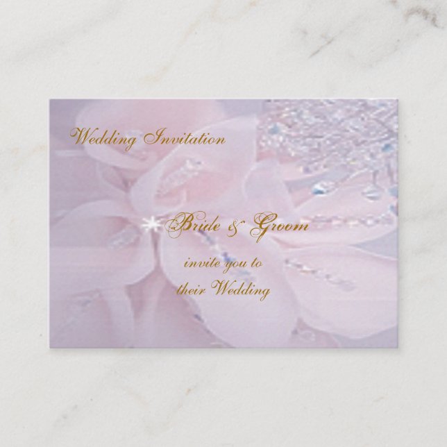 Faire-part de mariage diamant (Devant)
