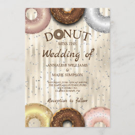 FAIRE-PART DE MARIAGE DONUT