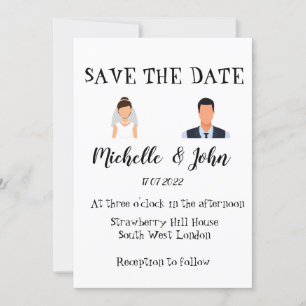 Faire-part de mariage drôle
