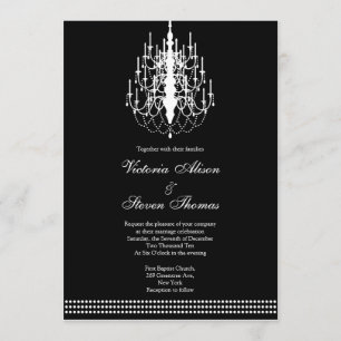 faire-part de mariage du chandelier