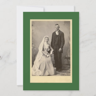 Faire-part de mariage du couple heureux