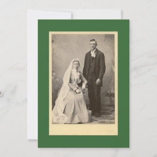 Faire-part de mariage du couple heureux