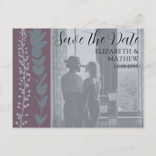 Faire-Part de Mariage Économisez la Date avec Phot