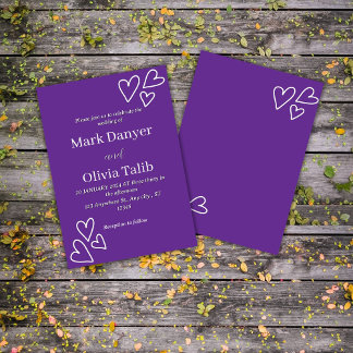 Faire-part de mariage - Élégant et personnalisable