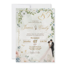 Faire-part de mariage Élégante Verdure | Flore Mod