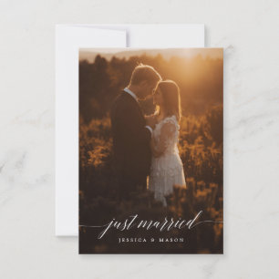 Faire-Part de Mariage Élu - Blanc