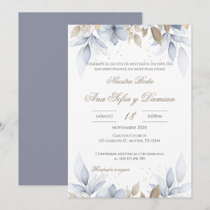 Faire-part de mariage espagnol Boho