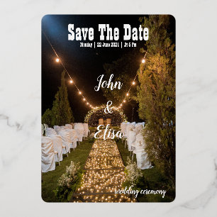 faire-part de mariage et élégante couverture