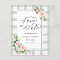 Faire-Part de Mariage Fleurie Aquarelle