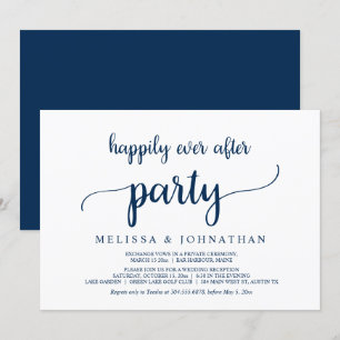 Faire-Part de Mariage Fuite de Noces Heureux à Tou