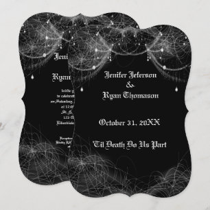faire-part de mariage halloween