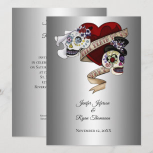 faire-part de mariage halloween