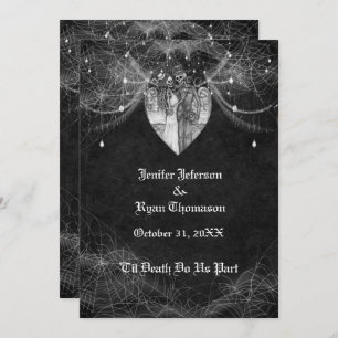 faire-part de mariage halloween