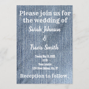 Faire-part de mariage industriel Cowboy