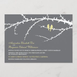 Faire-part de mariage Inséparable (ivoire)