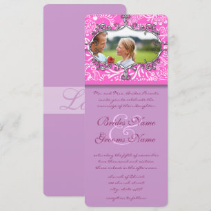 Faire-part de mariage Inséparables vintages
