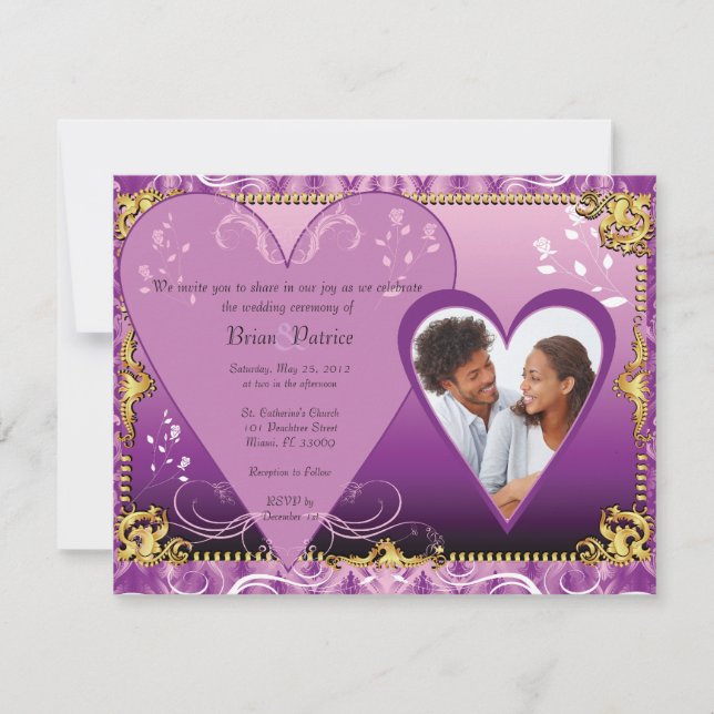 Faire-part de mariage insert Photo, I have (Devant)