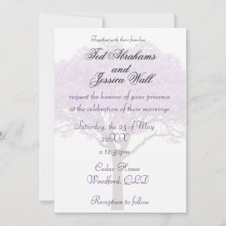 Faire-part de mariage Jacaranda | Élégant Violet