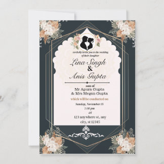Faire-part de Mariage Joie d'Amour