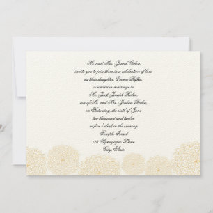 Faire-part de mariage juif hébraïque de Rosettes C