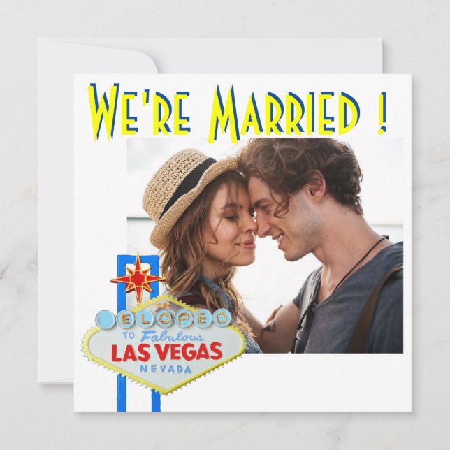 Faire-part de mariage Las Vegas Mariages  (Devant)