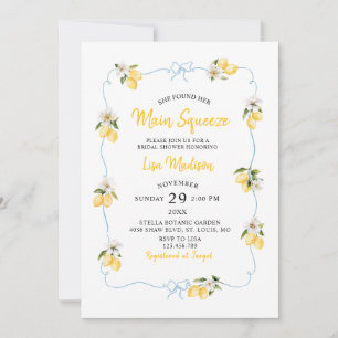 Faire-part de mariage Lemon main squeeze