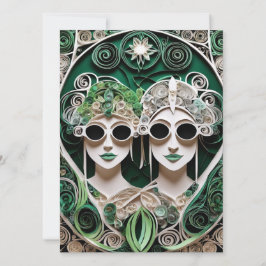 Faire-part de mariage lesbien