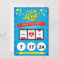 Faire-part de mariage Lotto Love Save the Date