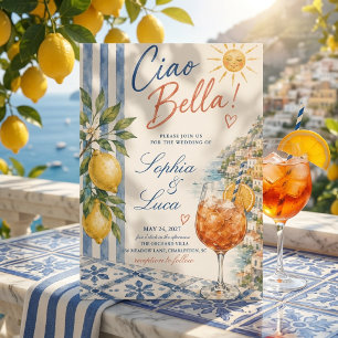 Faire-Part de Mariage Luxueux Ciao Bella Citron It