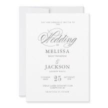 Faire-part de mariage Mariage d'or Elegance modern