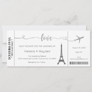 Faire-part de mariage, Mariage fixe, Amour