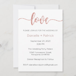 Faire-part de mariage, Mariage fixe, Coeur