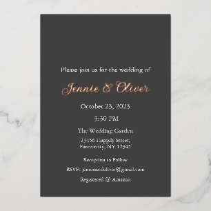 Faire-part de mariage, Mariage fixe, huile, dentel