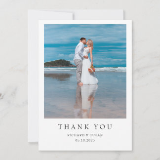 Faire-part de mariage Merci simple