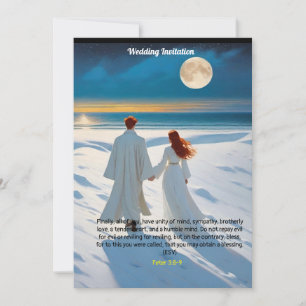 Faire-part de mariage mettant en vedette Pierre 3: