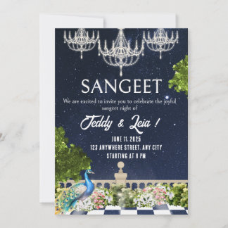 Faire-part de mariage minimaliste blanc et bleu