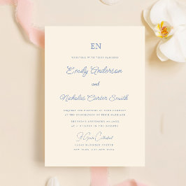faire-part de mariage modèle numérique unique
