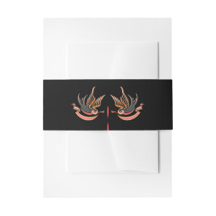 Faire-Part de Mariage Moderne Bandeau Ventre Vinta