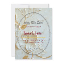 Faire-part de mariage moderne en marbre pour sauve
