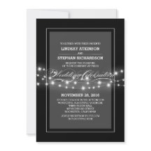 faire-part de mariage moderne noir