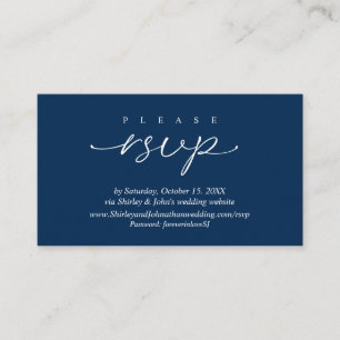 Faire-part de mariage moderne RSVP, via le site we