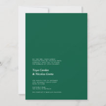 Faire-part de mariage moderne simple