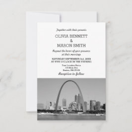 Faire-part de mariage municipal de St Louis Skylin