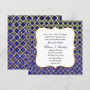 Faire-part de mariage nocturne marocaine